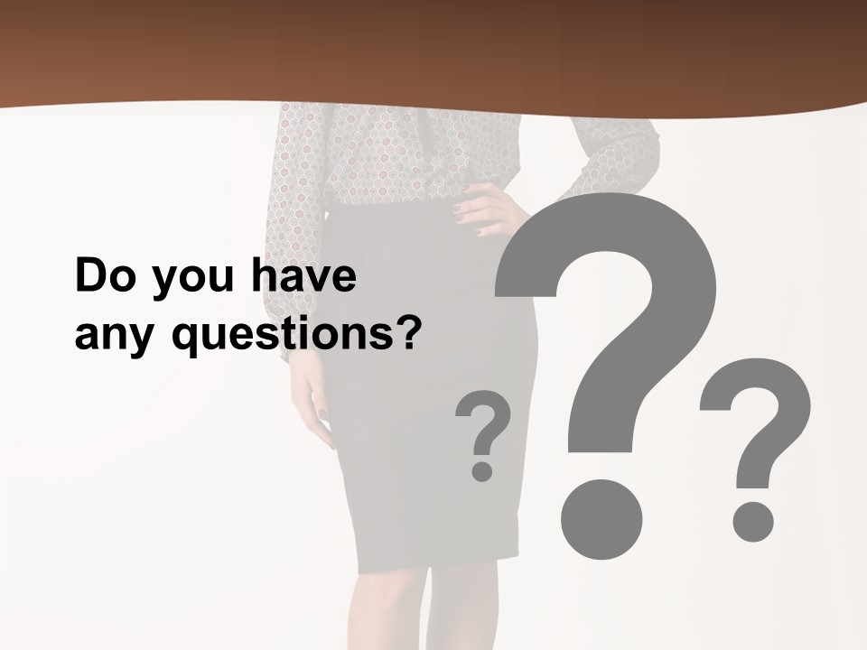 Elderly White Woman PowerPoint Template