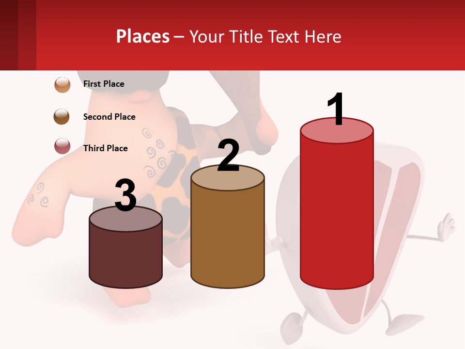 Coast Caucasian Pensioner PowerPoint Template