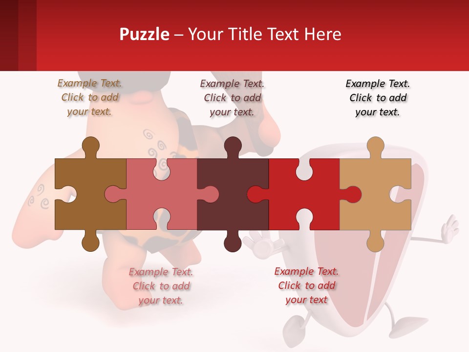 Coast Caucasian Pensioner PowerPoint Template