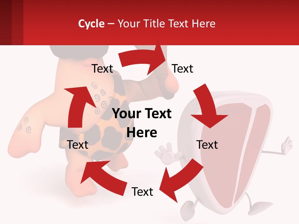 Coast Caucasian Pensioner PowerPoint Template