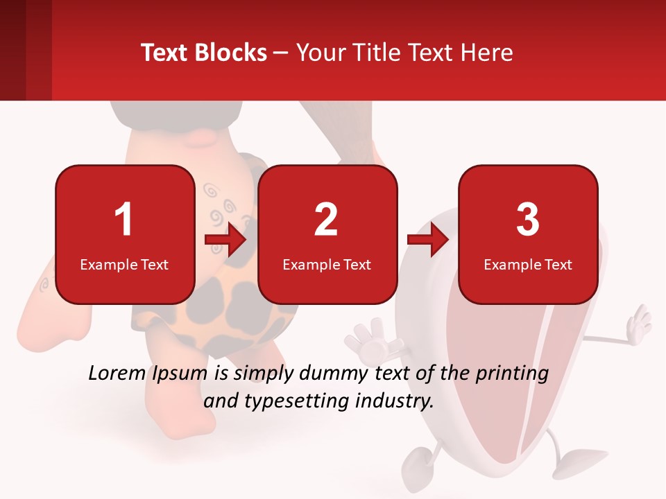 Coast Caucasian Pensioner PowerPoint Template