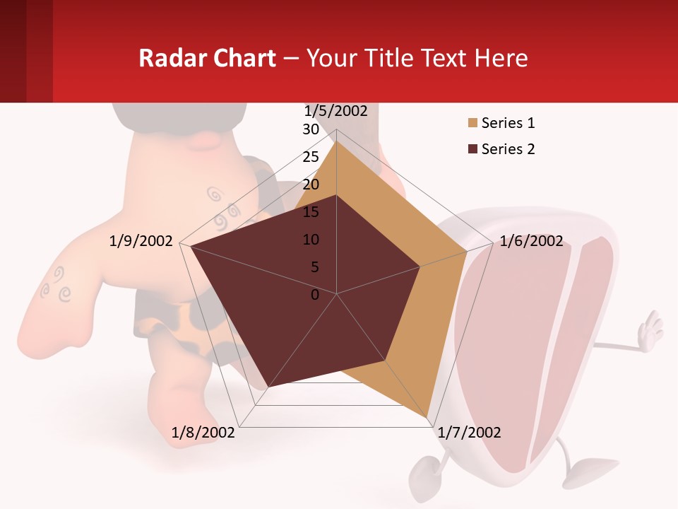 Coast Caucasian Pensioner PowerPoint Template