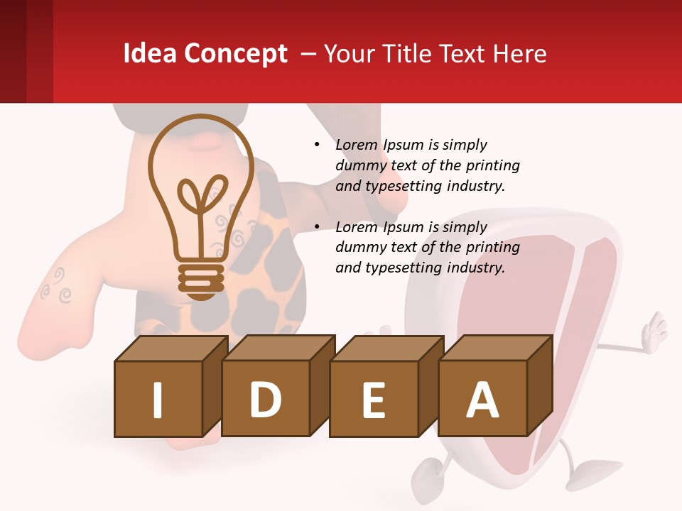 Coast Caucasian Pensioner PowerPoint Template