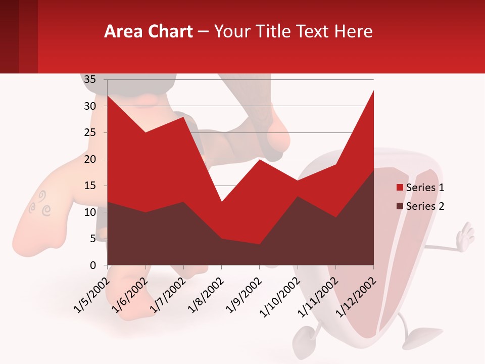 Coast Caucasian Pensioner PowerPoint Template