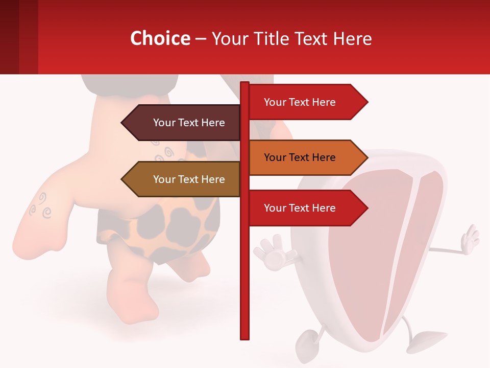 Coast Caucasian Pensioner PowerPoint Template
