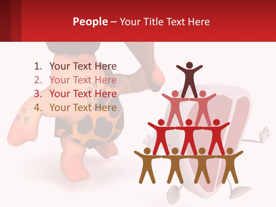 Coast Caucasian Pensioner PowerPoint Template