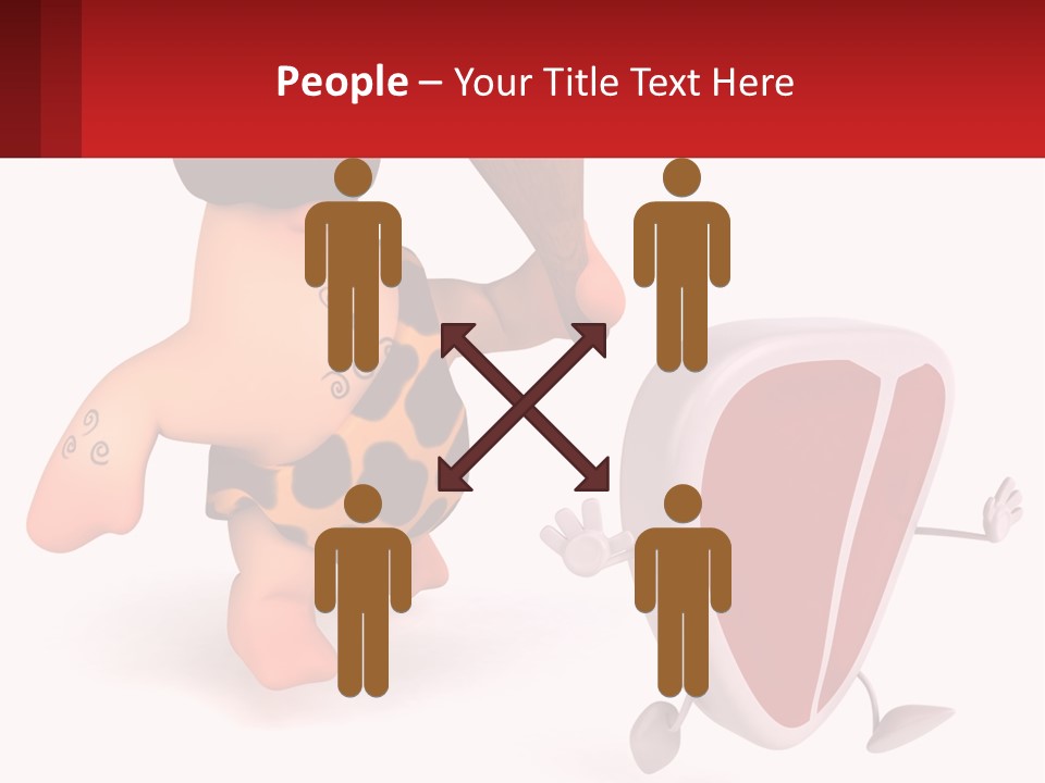 Coast Caucasian Pensioner PowerPoint Template