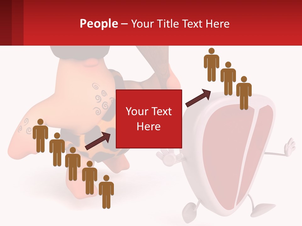 Coast Caucasian Pensioner PowerPoint Template