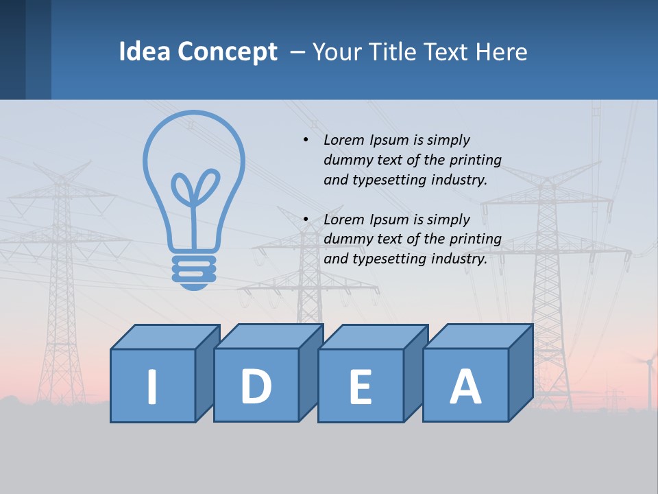 Daughter Calm Single PowerPoint Template