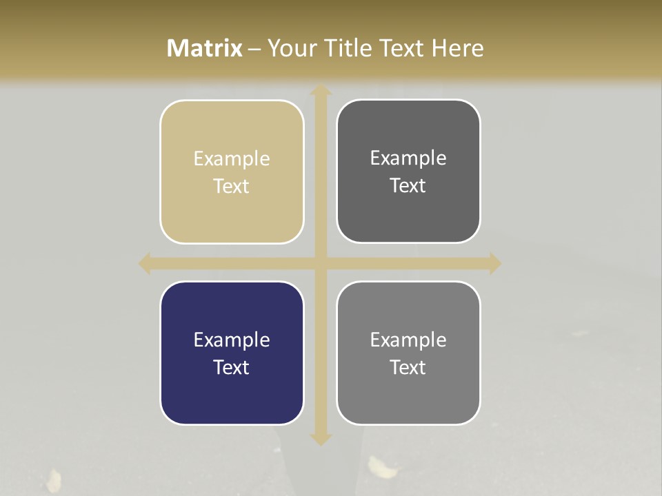 Retirement Sand Caucasian PowerPoint Template