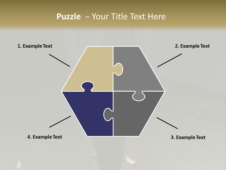 Retirement Sand Caucasian PowerPoint Template