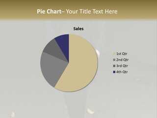 Retirement Sand Caucasian PowerPoint Template