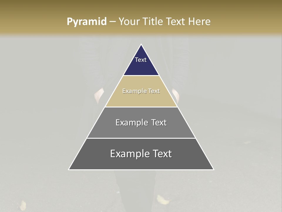 Retirement Sand Caucasian PowerPoint Template
