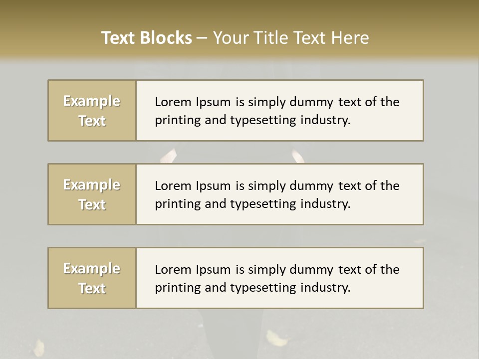 Retirement Sand Caucasian PowerPoint Template