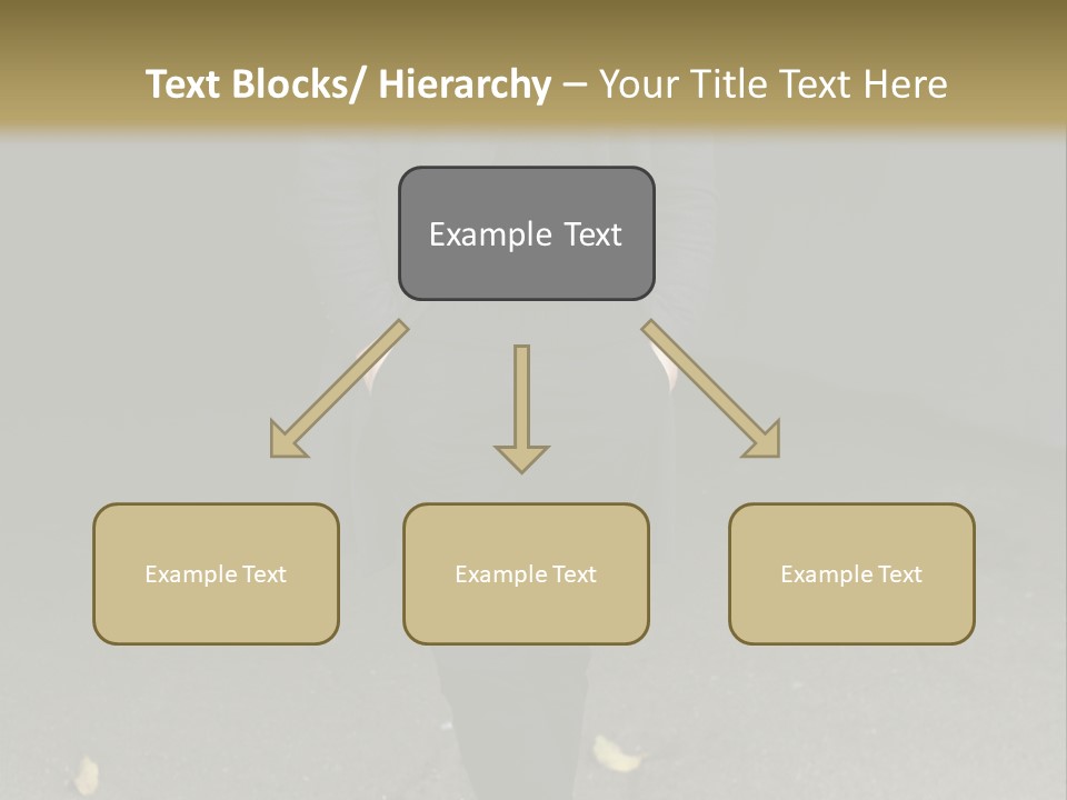 Retirement Sand Caucasian PowerPoint Template