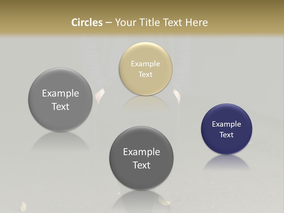 Retirement Sand Caucasian PowerPoint Template