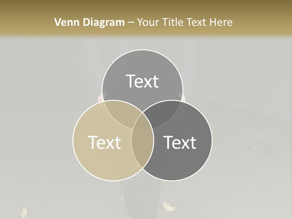 Retirement Sand Caucasian PowerPoint Template