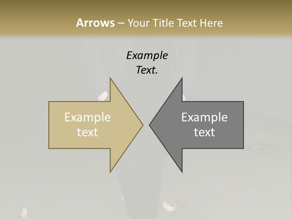 Retirement Sand Caucasian PowerPoint Template