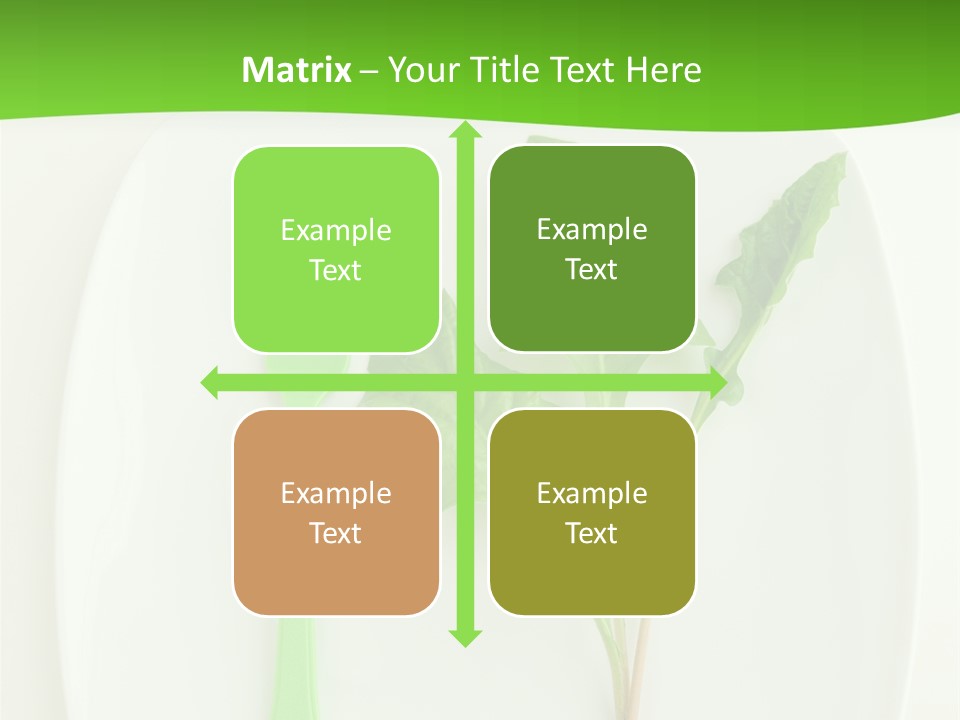 Peaceful White Single PowerPoint Template