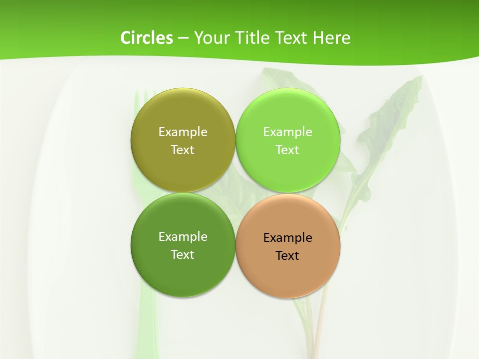 Peaceful White Single PowerPoint Template