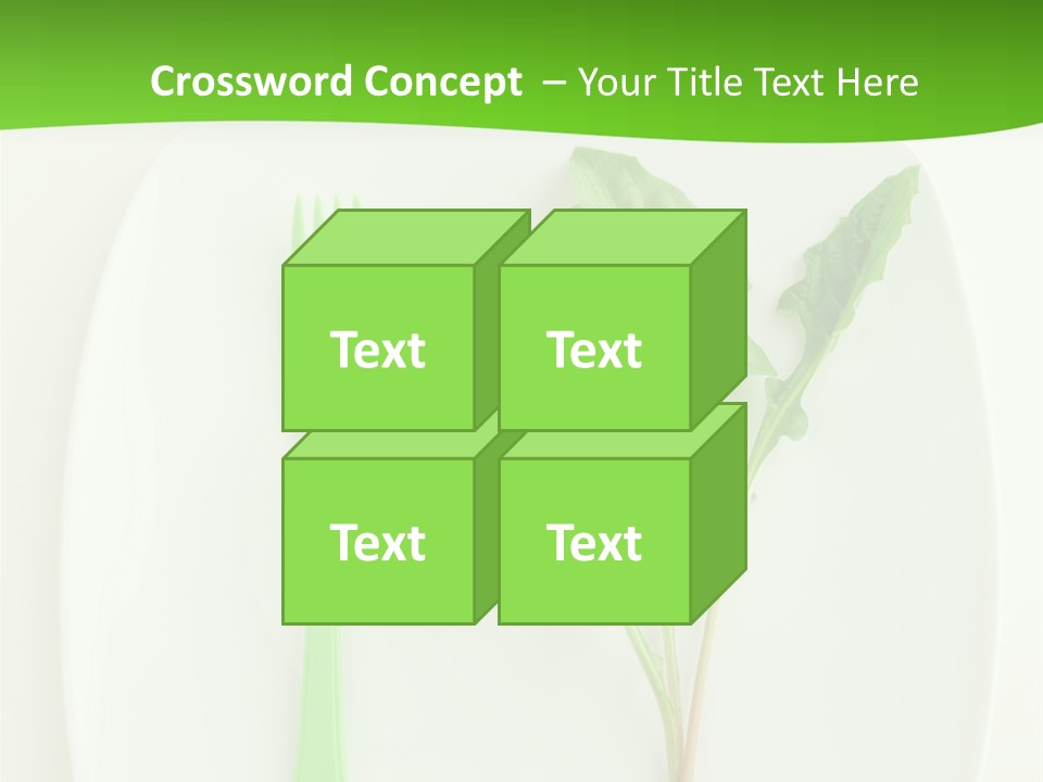 Peaceful White Single PowerPoint Template