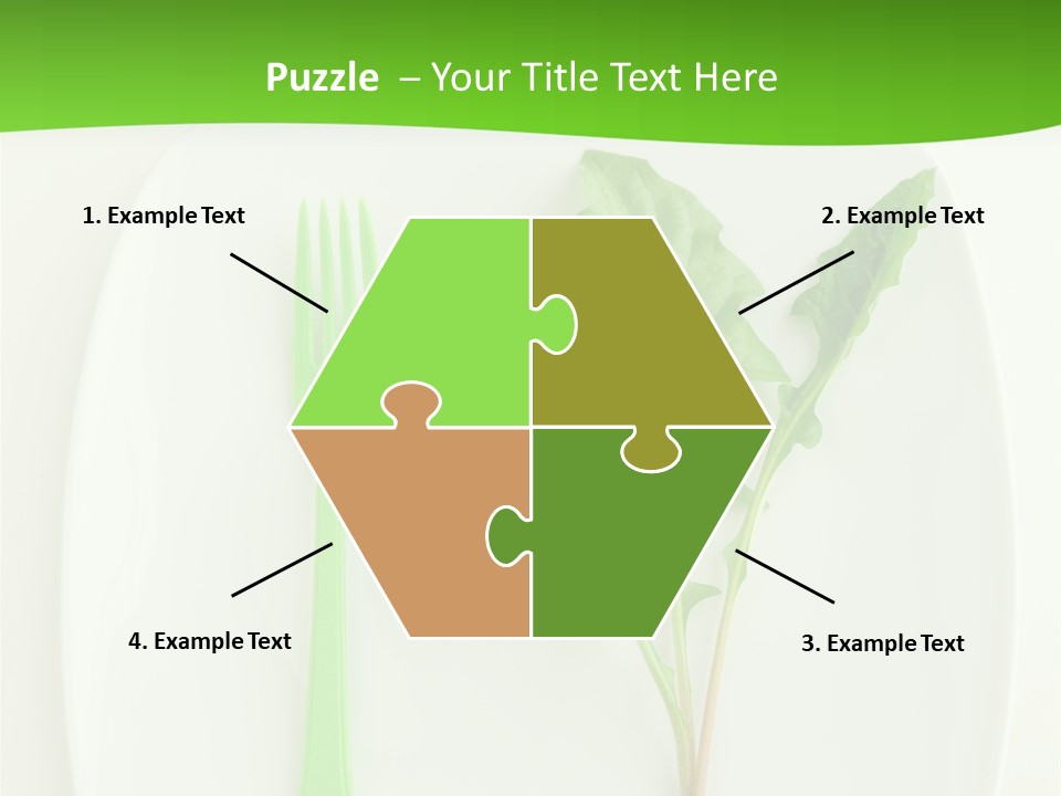 Peaceful White Single PowerPoint Template