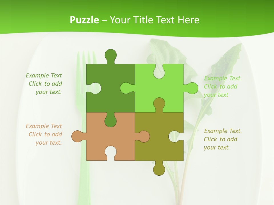 Peaceful White Single PowerPoint Template