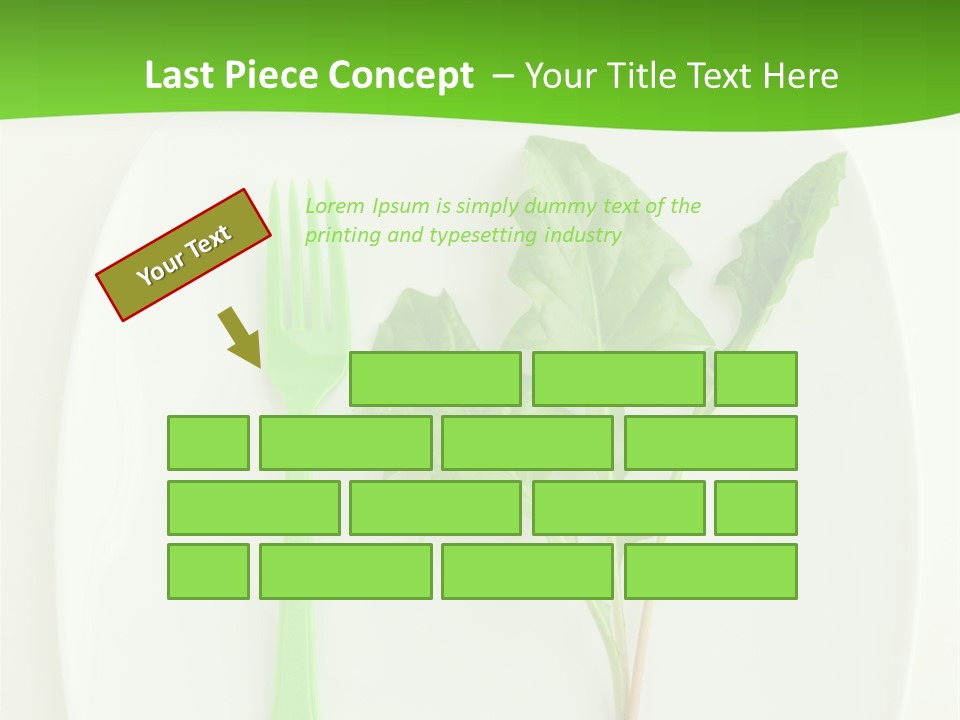 Peaceful White Single PowerPoint Template
