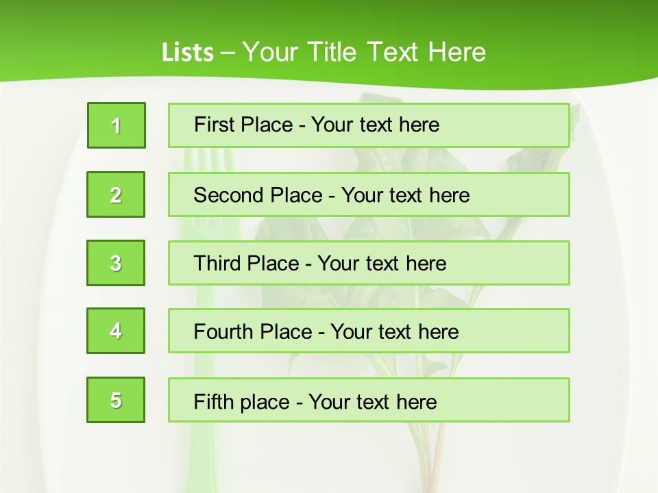 Peaceful White Single PowerPoint Template