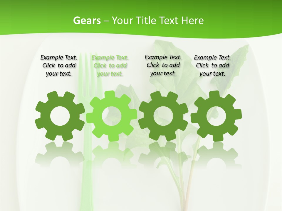 Peaceful White Single PowerPoint Template