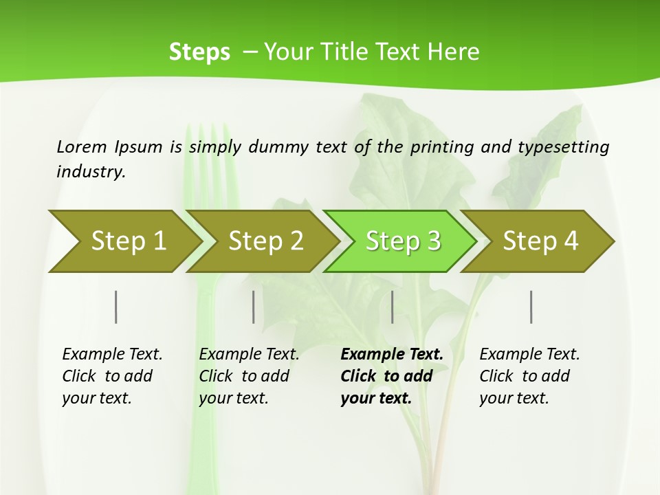 Peaceful White Single PowerPoint Template