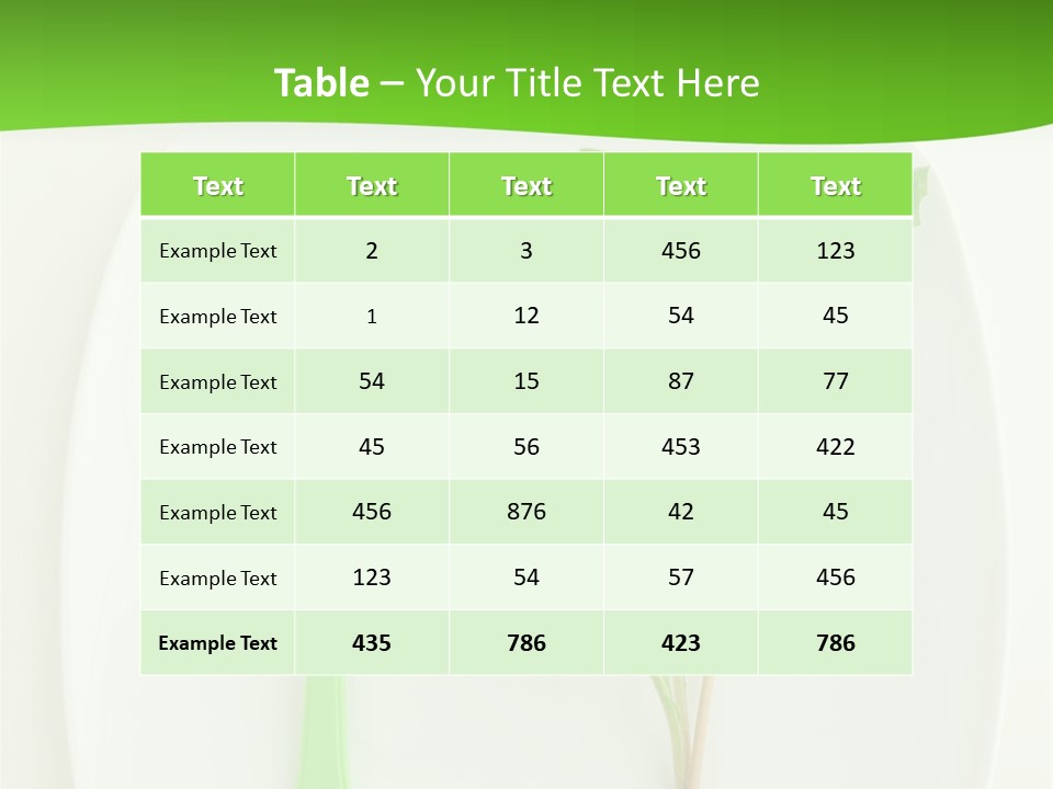 Peaceful White Single PowerPoint Template
