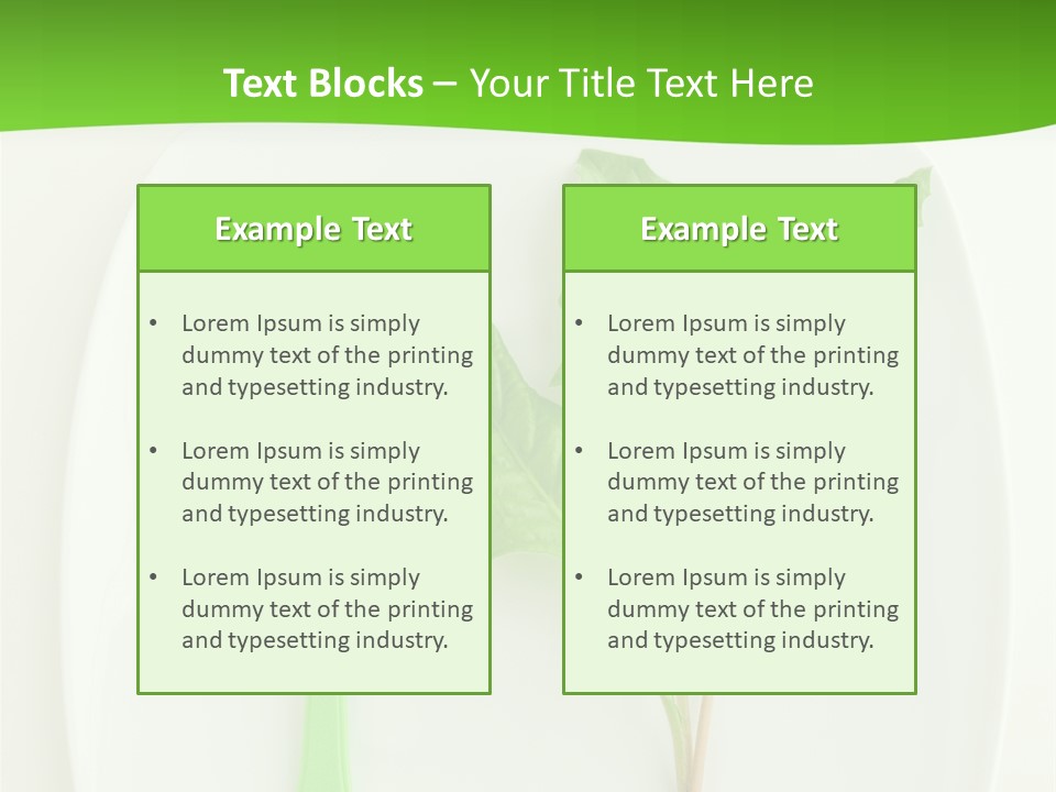 Peaceful White Single PowerPoint Template