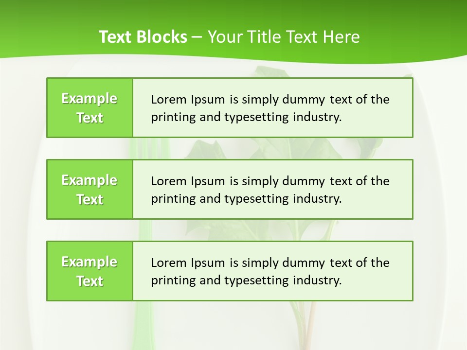 Peaceful White Single PowerPoint Template