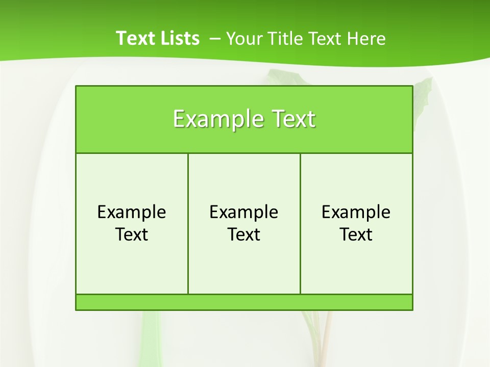 Peaceful White Single PowerPoint Template