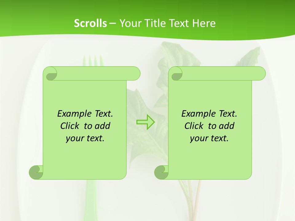 Peaceful White Single PowerPoint Template