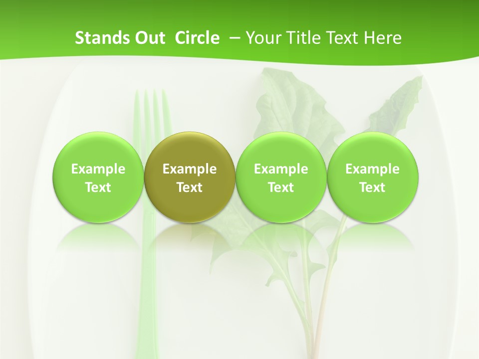 Peaceful White Single PowerPoint Template