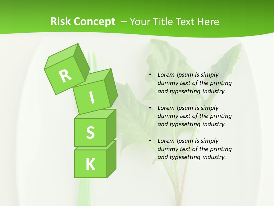 Peaceful White Single PowerPoint Template