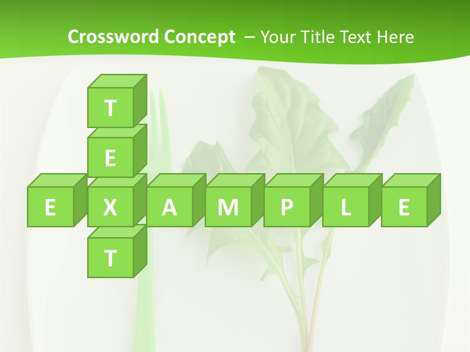 Peaceful White Single PowerPoint Template