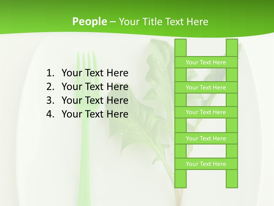 Peaceful White Single PowerPoint Template