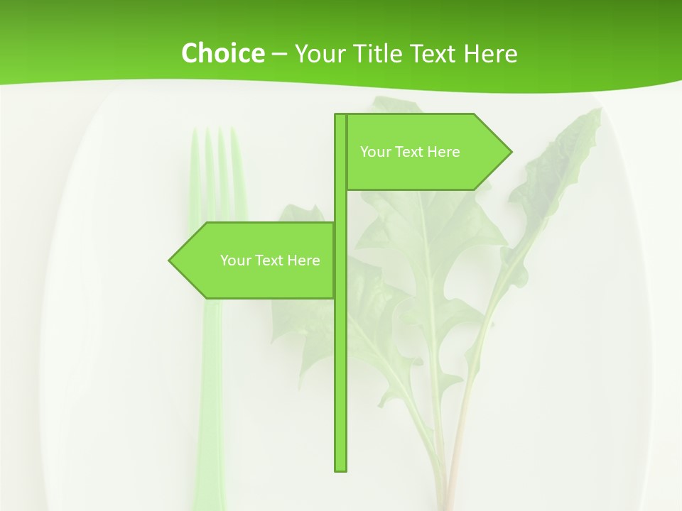 Peaceful White Single PowerPoint Template