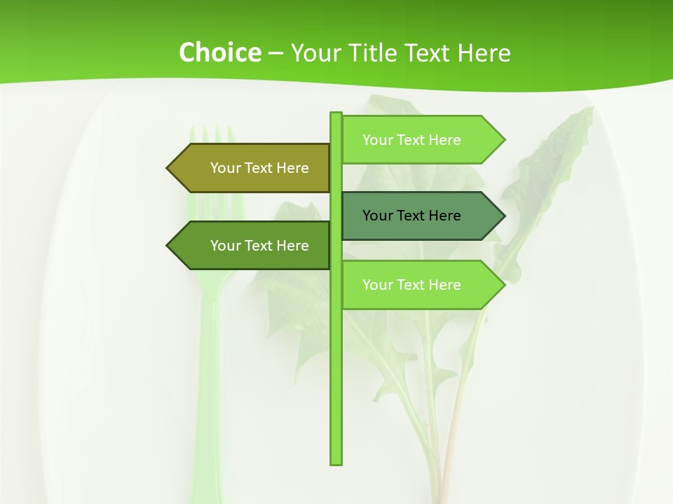 Peaceful White Single PowerPoint Template