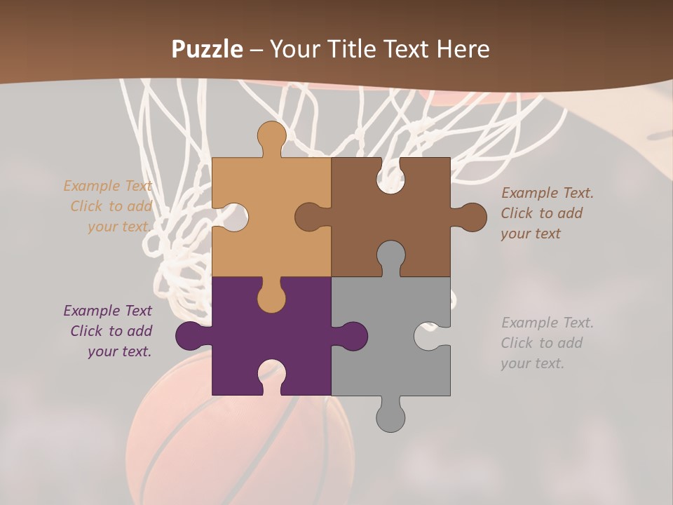Senior Peaceful Retired PowerPoint Template