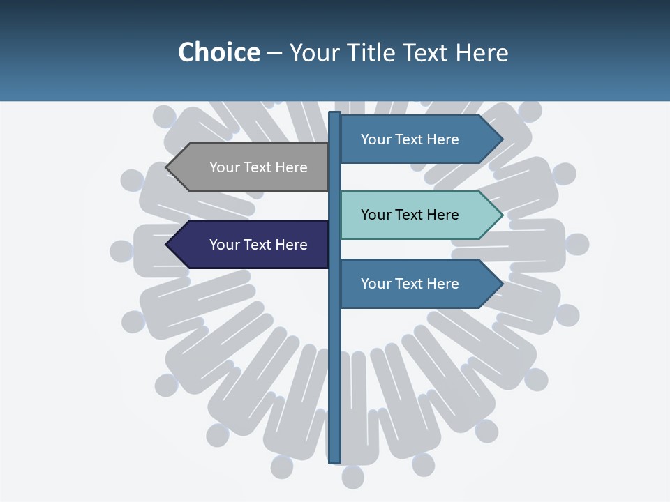 Sad Mother Wave PowerPoint Template