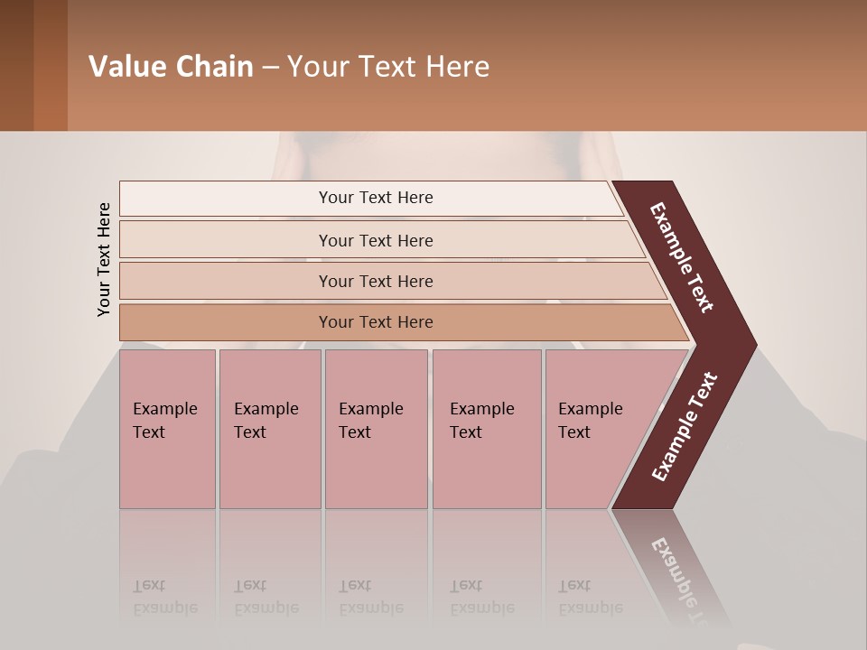 Peaceful Standing Sunset PowerPoint Template