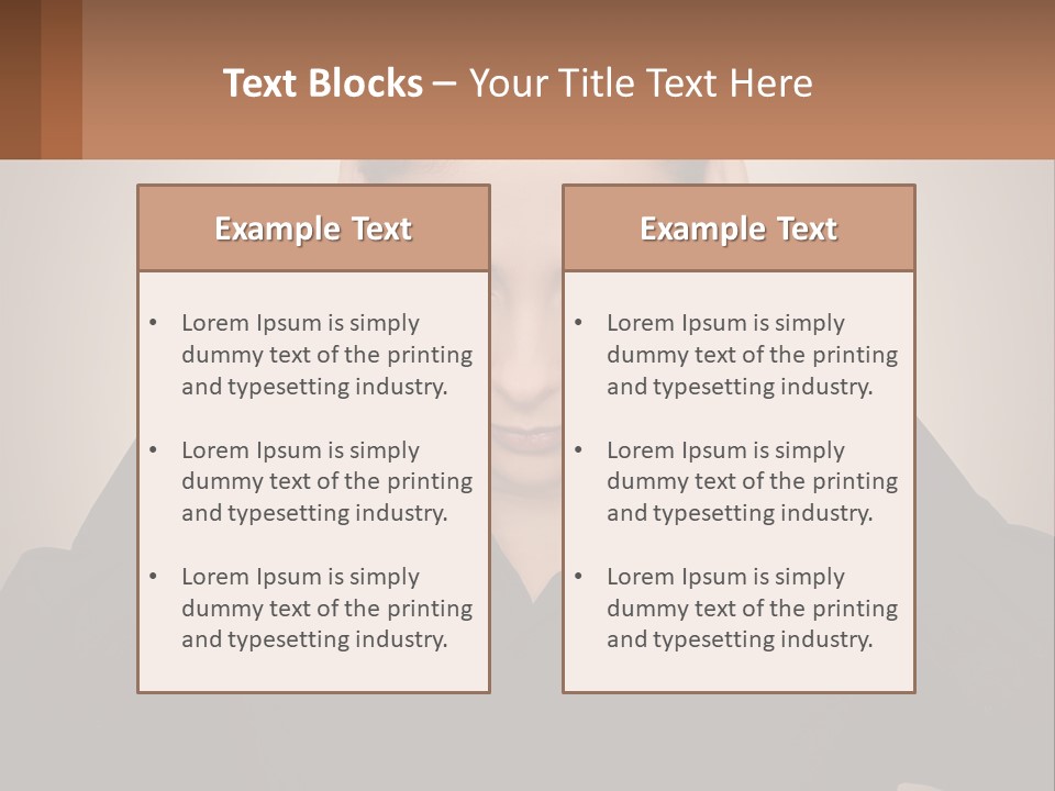 Peaceful Standing Sunset PowerPoint Template