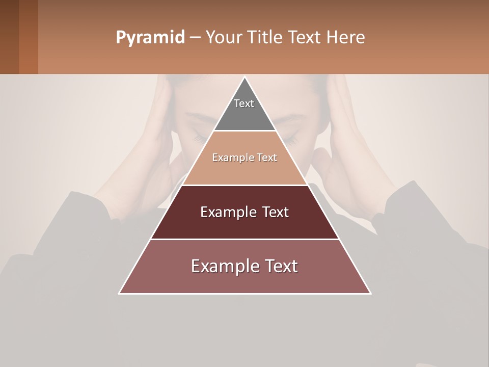Peaceful Standing Sunset PowerPoint Template