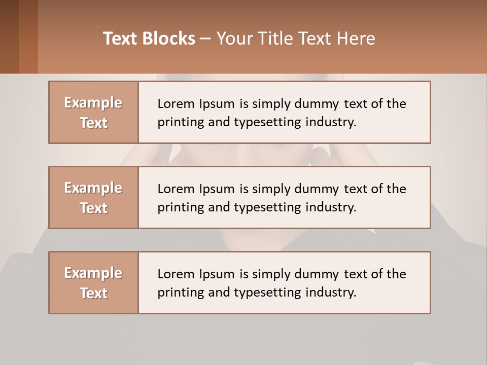 Peaceful Standing Sunset PowerPoint Template