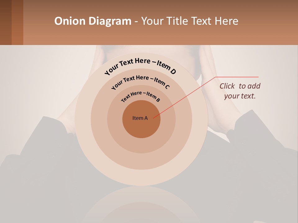 Peaceful Standing Sunset PowerPoint Template