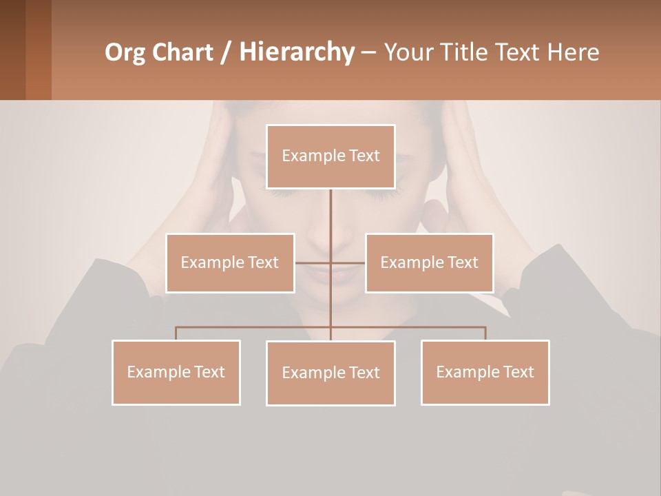 Peaceful Standing Sunset PowerPoint Template